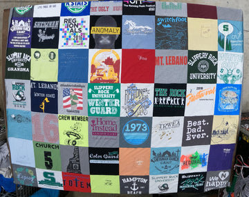 Rock Solid Memories: Slippery Rock University T-Shirt Quilts