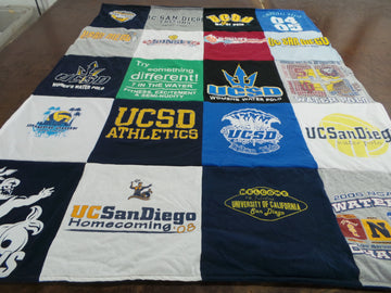 Golden Memories: University of California T-Shirt Quilts