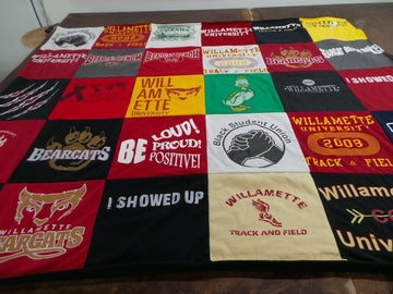 Bearcat Moments: Celebrating Willamette University with T-Shirt Quilts
