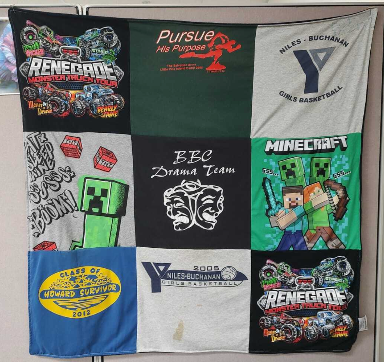 Project Repat T-Shirt Quilt