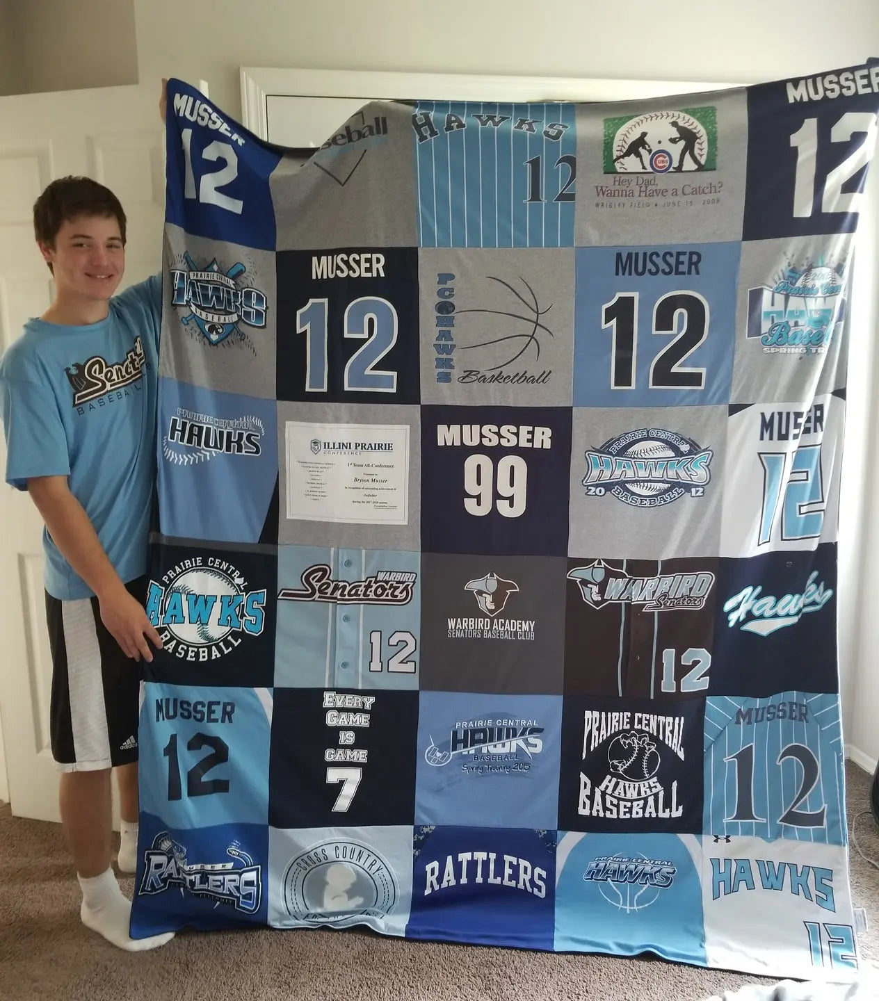 Project Repat T-Shirt Quilt