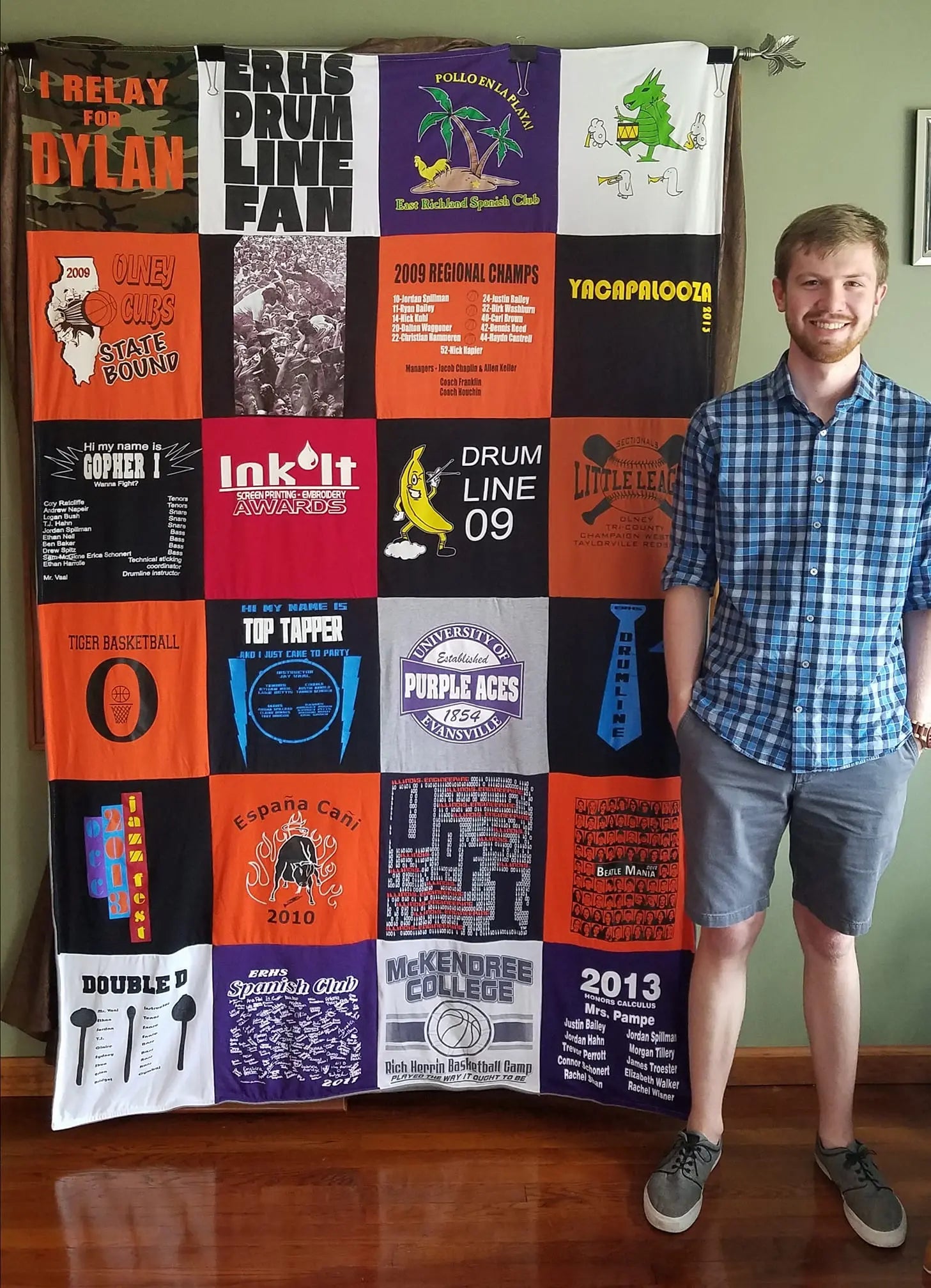 Project Repat T-Shirt Quilt