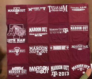 Spirit of Texas A&M University: Quilting Maroon & White Memories