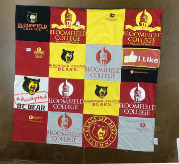 Bloomfield College Moments in Fabric: T-Shirt Quilts