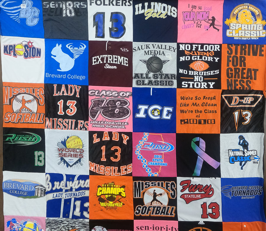 T-Shirt Quilt Blanket Story Series – Project Repat T Shirt Quilts