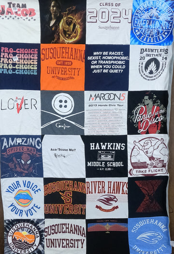 Sewn with Pride: Susquehanna University T-Shirt Quilts