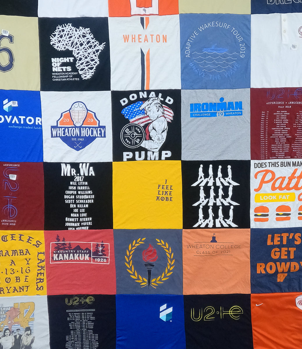 Wheaton College - Project Repat T-Shirt Quilts – Project Repat T Shirt ...