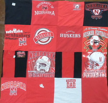University of Nebraska - T-shirt Quilts For Special Memories
