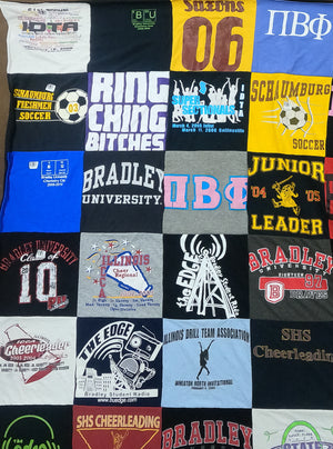 Transform Your Bradley University Memories with Project Repat T-Shirt Quilts
