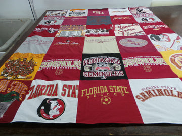 Garnet & Gold Memories: Florida State University T-Shirt Quilts