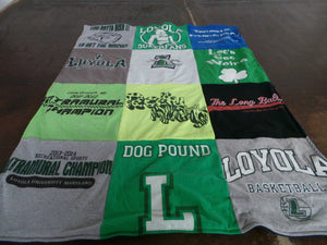 Treasure Your Loyola University Maryland Memories with a Project Repat T-Shirt Quilt