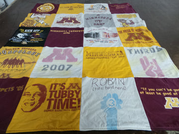 Gopher Gold: University of Minnesota T-Shirt Quilts