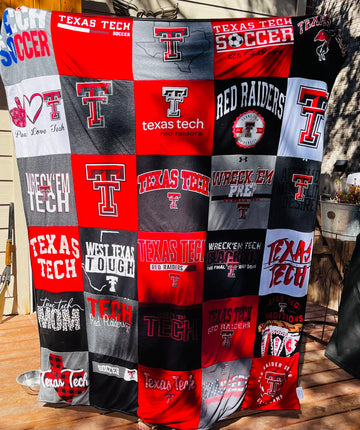 Red Raider Reminiscence: Texas Tech University T-Shirt Quilts