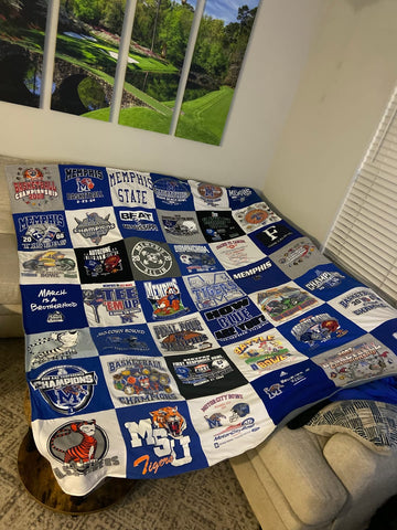 Blues City Memories: University of Memphis T-Shirt Quilts