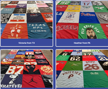You Send Us Shirts. We Send Back a T Shirt Quilt. Here's Exactly How It Works.