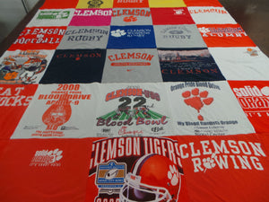 Cherishing Tiger Memories with Custom T-Shirt Quilts