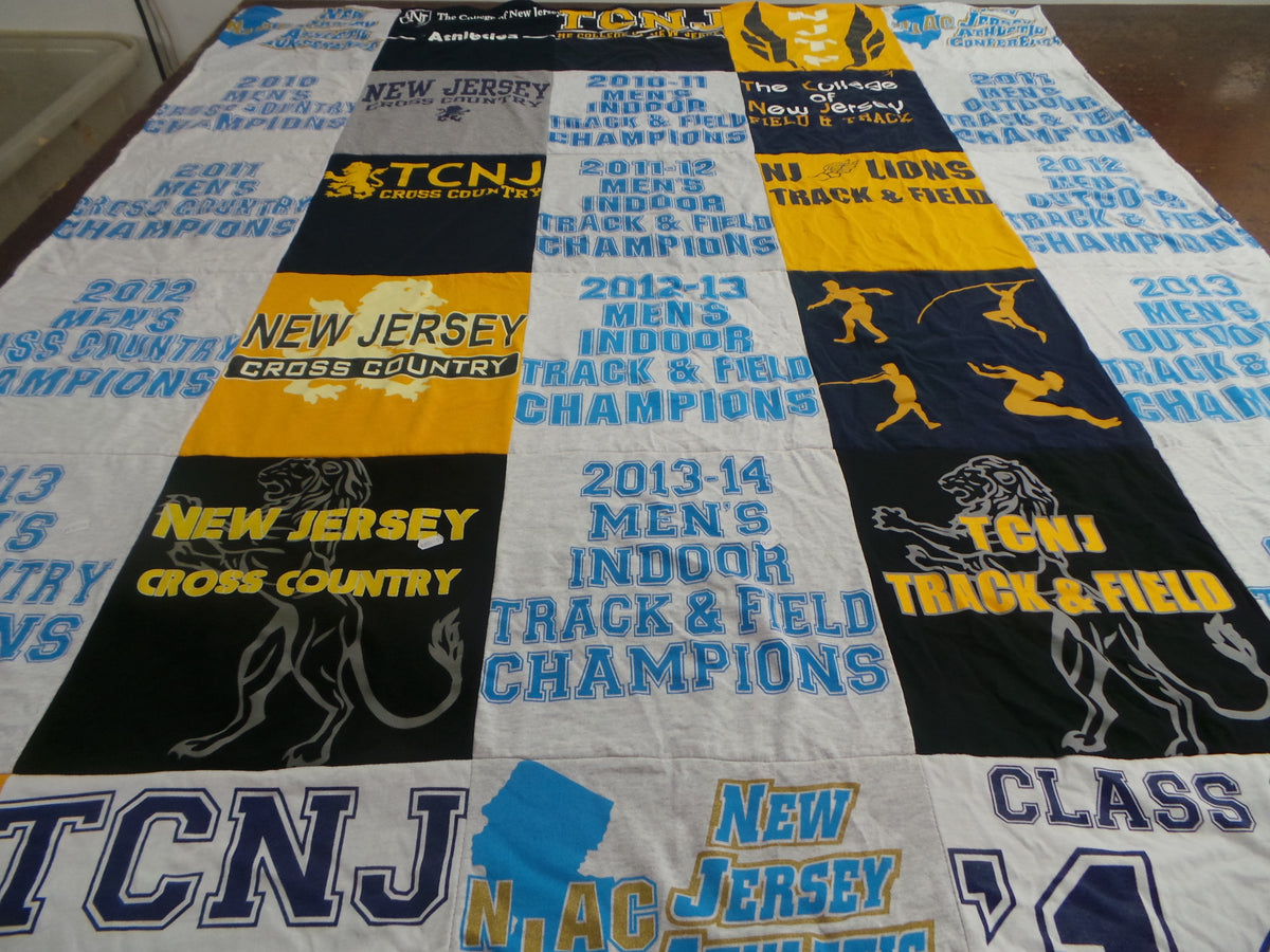 Commemorate Your Journey: The College of New Jersey T-Shirt Quilts by ...