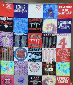 Adelphi University - T-Shirt Quilts By Project Repat