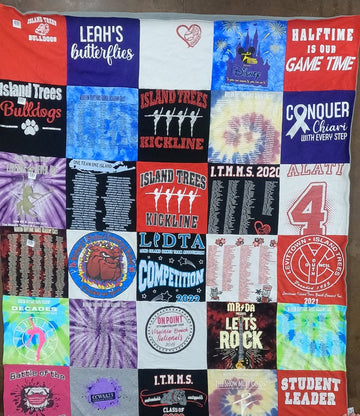 Adelphi University - T-Shirt Quilts By Project Repat