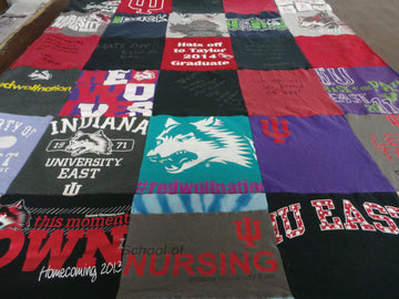 Red Wolf Legacy: Indiana University East T-Shirt Quilts