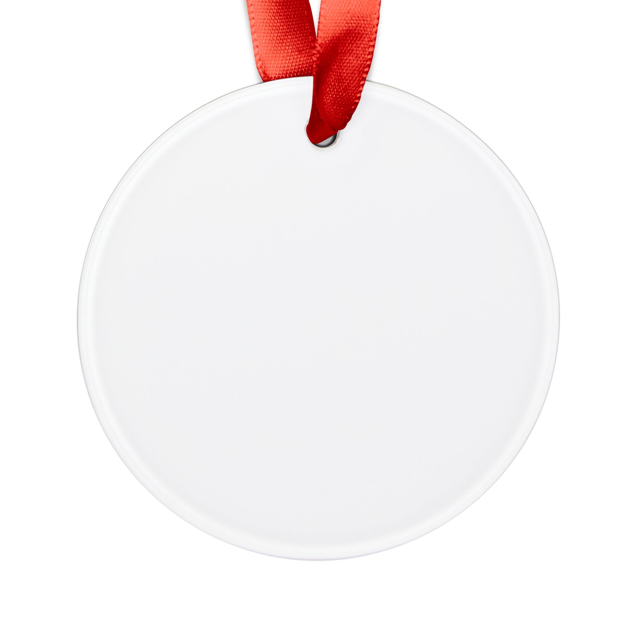 Minooka Volleyball Team Acrylic Christmas Ornament with Ribbon