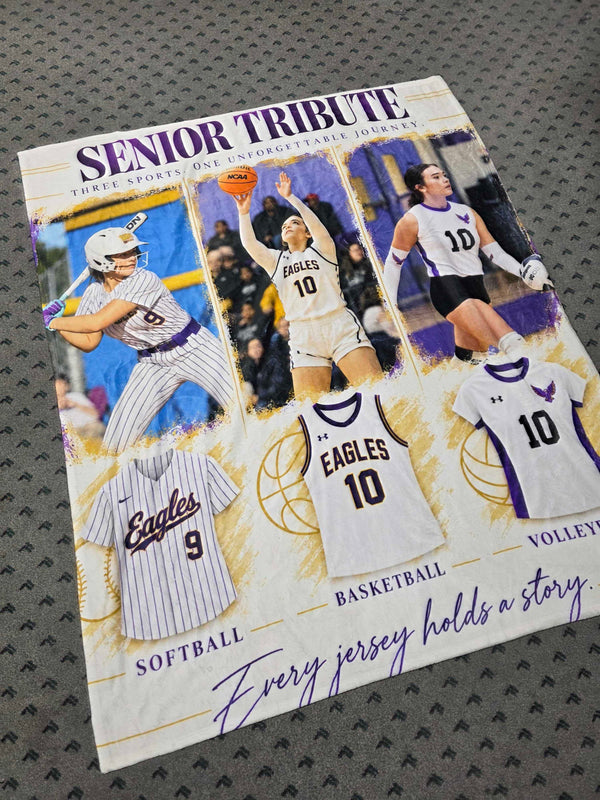 Senior 2027 Athlete Tribute Blanket