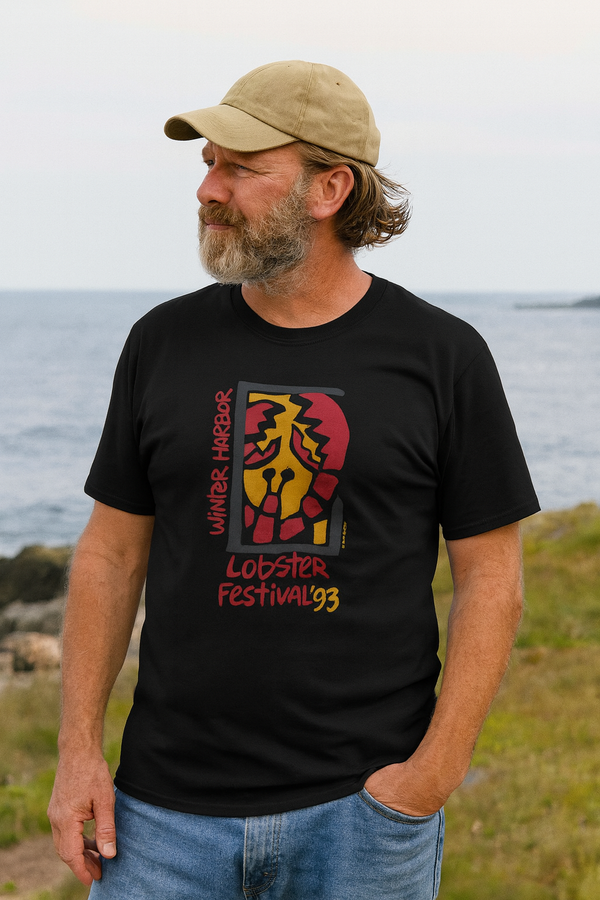 1993 Winter Harbor Lobster Festival Soft T-Shirt
