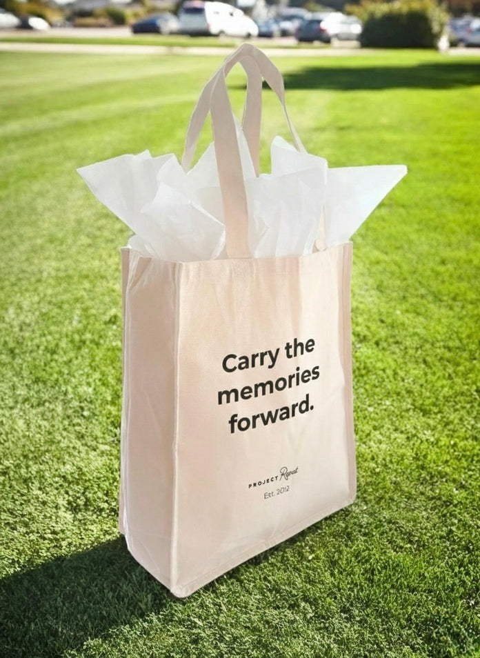 Reusable Canvas Gift Bag for Quilts