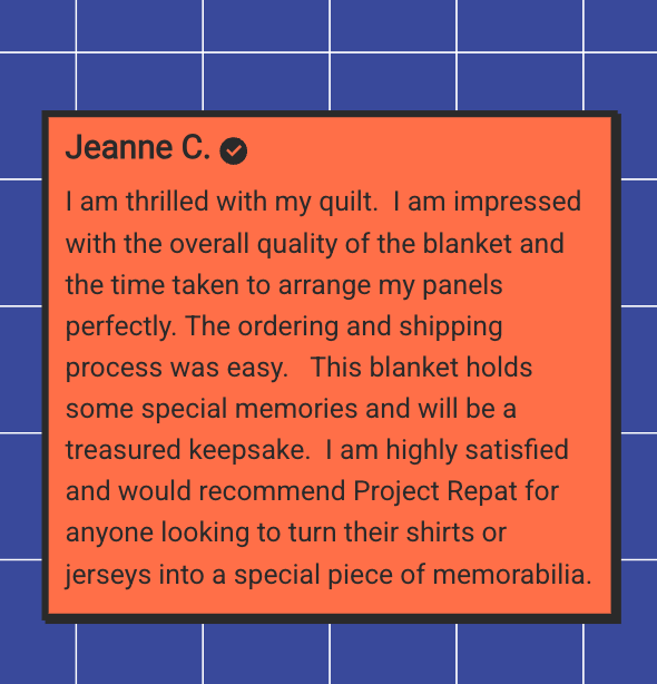 What Project Repat customers do with their extra t-shirts. Testimonial 1