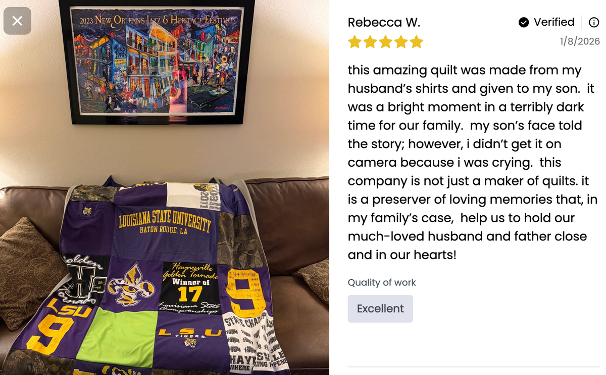 Project Repat Memorial T-Shirt Quilt