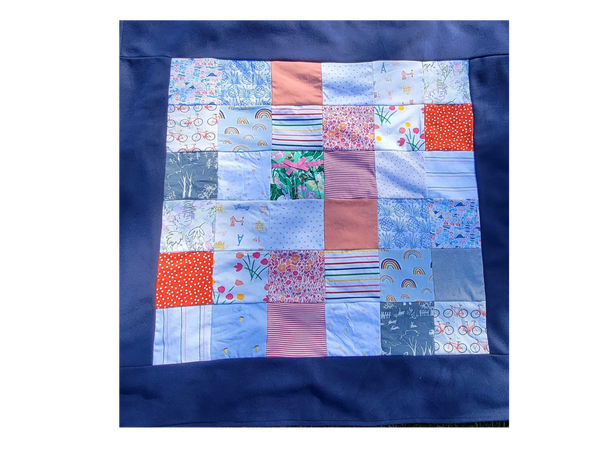 Throw Baby Blanket Made with Your Shirts by Project Repat