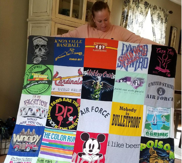 T Shirt Quilt by Project Repat