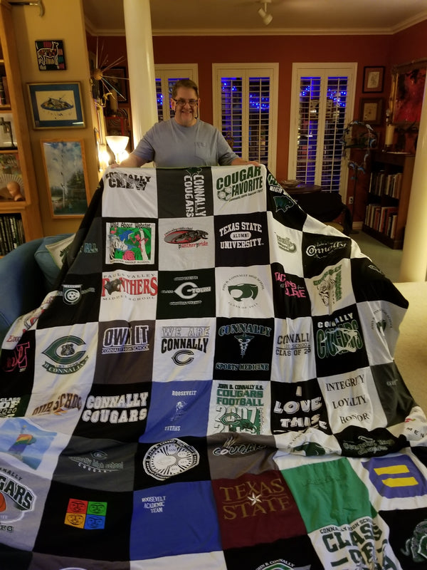 T Shirt Quilt by Project Repat