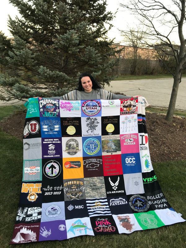 T Shirt Quilt by Project Repat