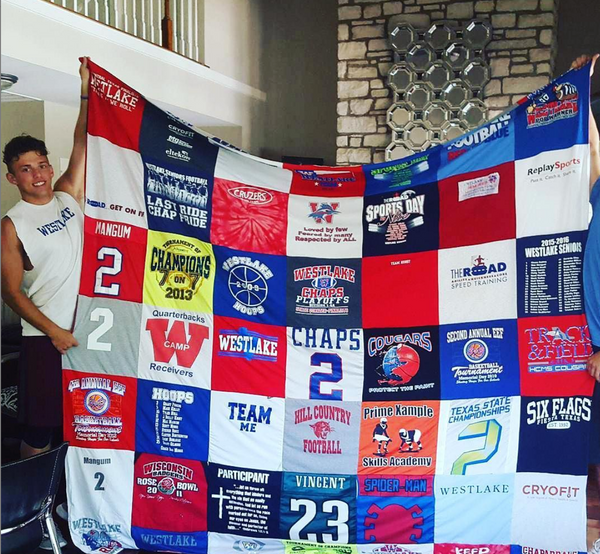 T Shirt Quilt by Project Repat